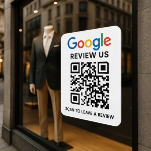 MYQR STICKER google review