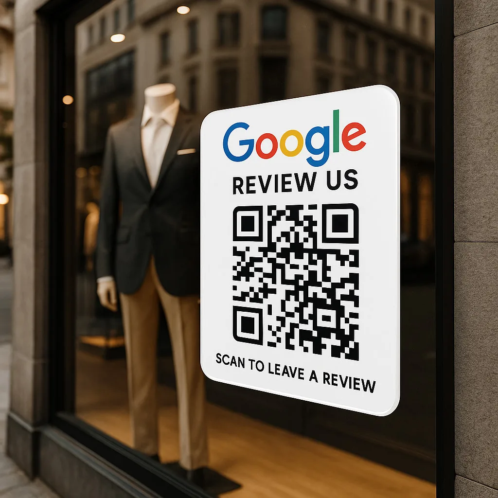 MYQR STICKER google review