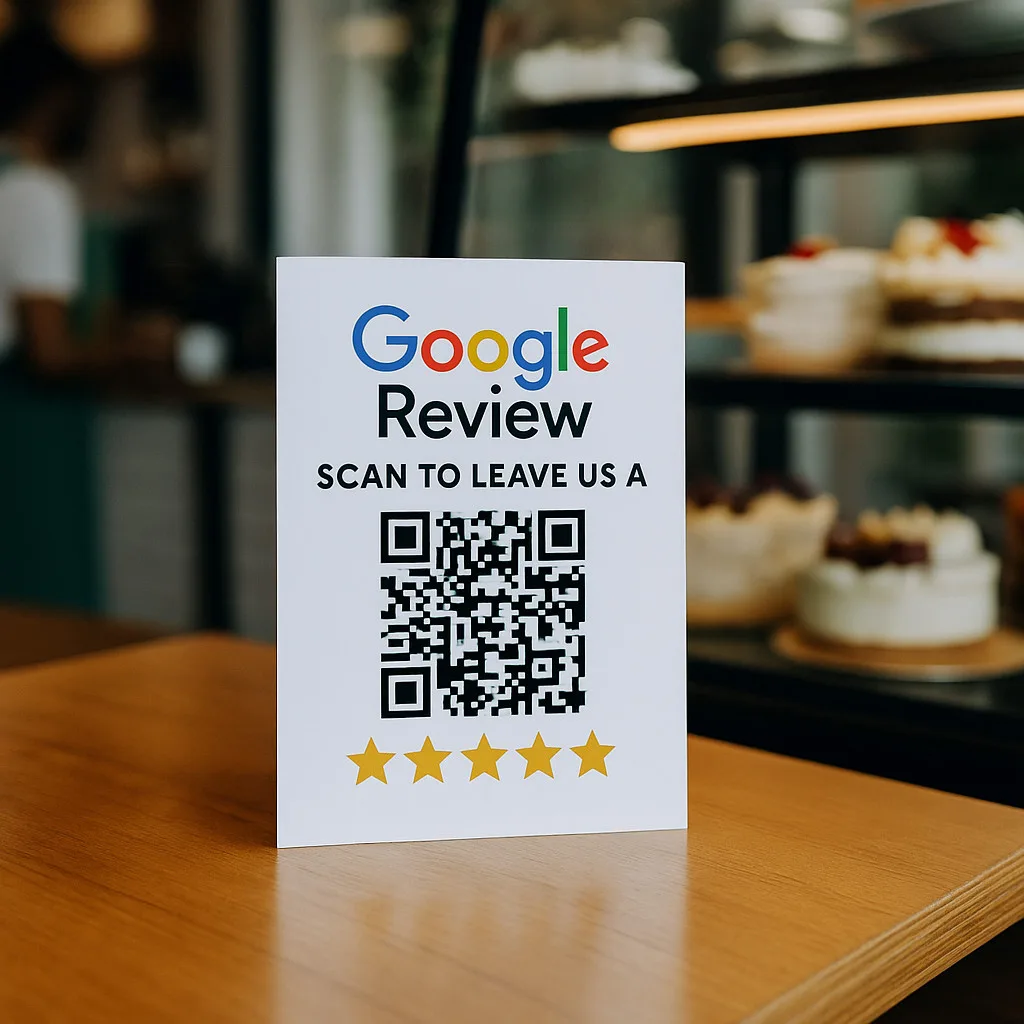 MYQR TENT google review